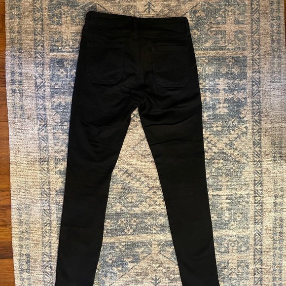 Just Black women's size 26 skinny ankle black jeans with faux sailor pockets - Picture 5 of 10